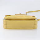 PRADA Hand Bag Safiano Leather 2way Yellow Gold Auth ka7120-13