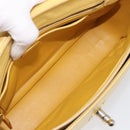PRADA Hand Bag Safiano Leather 2way Yellow Gold Auth ka7120-24