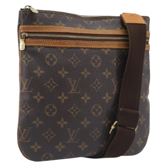 LOUIS VUITTON Monogram Pochette Bosphore Shoulder Bag M40044 LV Auth ka7121