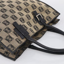 LOEWE Anagram Tote Bag Canvas Beige Silver Auth ka7122-6