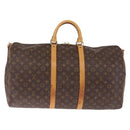 LOUIS VUITTON Monogram Keepall Bandouliere55 Boston Bag M41414 LV Auth ka7123-2