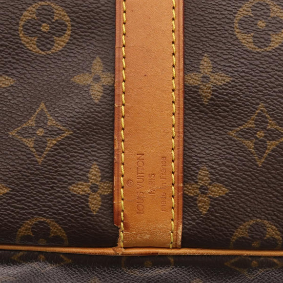 LOUIS VUITTON Monogram Keepall Bandouliere55 Boston Bag M41414 LV Auth ka7123
