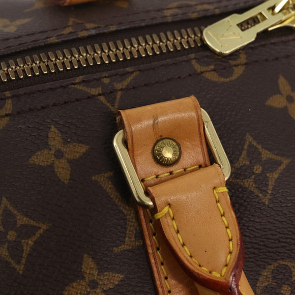 LOUIS VUITTON Monogram Keepall Bandouliere55 Boston Bag M41414 LV Auth ka7123