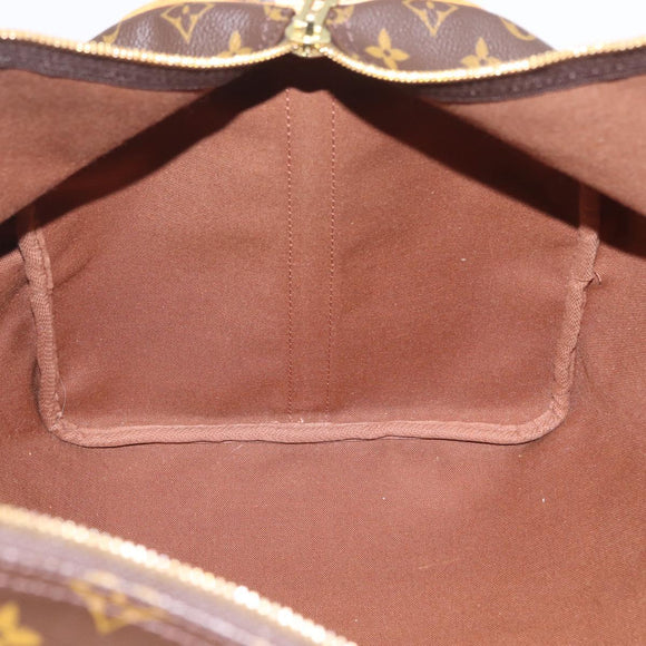 LOUIS VUITTON Monogram Keepall Bandouliere55 Boston Bag M41414 LV Auth ka7123