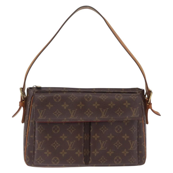 LOUIS VUITTON Monogram Viva Cite GM Shoulder Bag M51163 LV Auth ka7125A