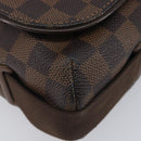 LOUIS VUITTON Damier Ebene Brooklyn MM Shoulder Bag N51211 LV Auth ka7126-12
