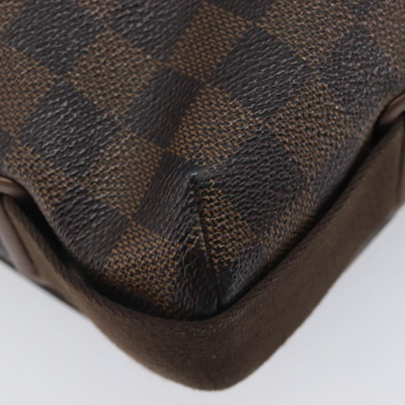 LOUIS VUITTON Damier Ebene Brooklyn MM Shoulder Bag N51211 LV Auth ka7126