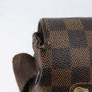 LOUIS VUITTON Damier Ebene Brooklyn MM Shoulder Bag N51211 LV Auth ka7126-15