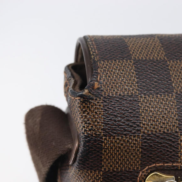 LOUIS VUITTON Damier Ebene Brooklyn MM Shoulder Bag N51211 LV Auth ka7126