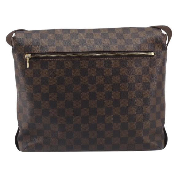 LOUIS VUITTON Damier Ebene Brooklyn MM Shoulder Bag N51211 LV Auth ka7126