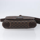 LOUIS VUITTON Damier Ebene Brooklyn MM Shoulder Bag N51211 LV Auth ka7126-9