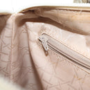 Christian Dior Lady Dior Hand Bag Leather 2way White Silver Auth ka7132-24