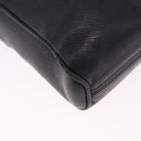 LOUIS VUITTON Taiga Alex Messenger Bag Black Noir M30260 LV Auth ka7133A-12