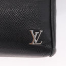 LOUIS VUITTON Taiga Alex Messenger Bag Black Noir M30260 LV Auth ka7133A-14