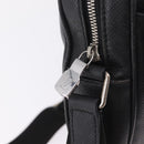 LOUIS VUITTON Taiga Alex Messenger Bag Black Noir M30260 LV Auth ka7133A-15