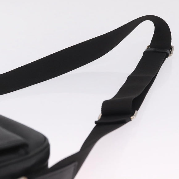 LOUIS VUITTON Taiga Alex Messenger Bag Black Noir M30260 LV Auth ka7133A