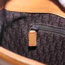 Christian Dior Street Chic Shoulder Bag Leather Brown Gold Auth ka7134A-22