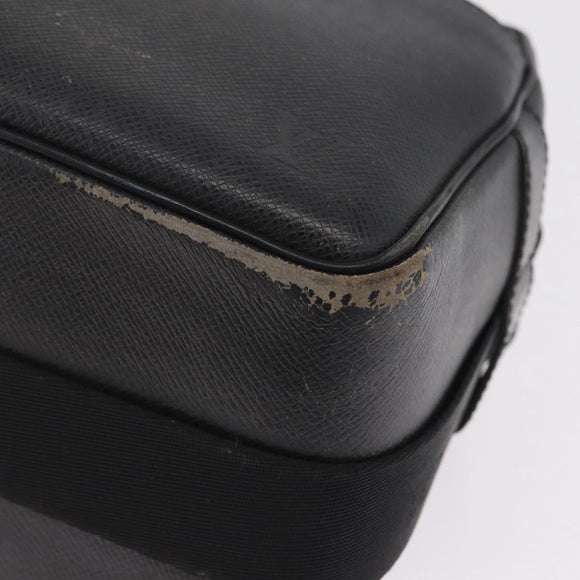 LOUIS VUITTON Taiga Reporter PM Shoulder Bag Ardoise M30152 LV Auth ka7136