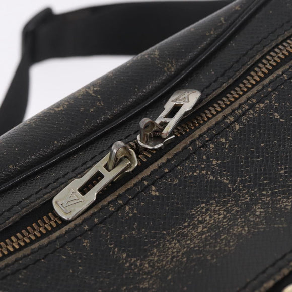 LOUIS VUITTON Taiga Reporter PM Shoulder Bag Ardoise M30152 LV Auth ka7136