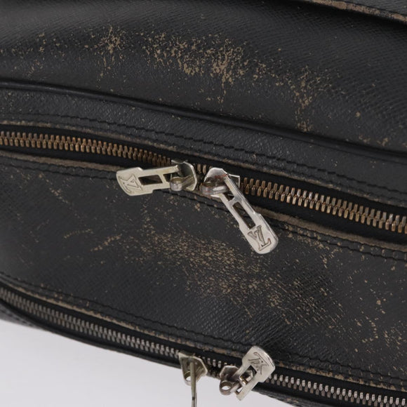 LOUIS VUITTON Taiga Reporter PM Shoulder Bag Ardoise M30152 LV Auth ka7136