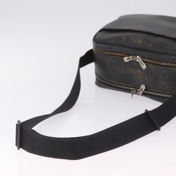 LOUIS VUITTON Taiga Reporter PM Shoulder Bag Ardoise M30152 LV Auth ka7136