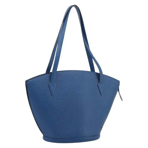 LOUIS VUITTON Epi Saint Jacques Shopping Shoulder Bag Blue M52275 LV Auth ka7138