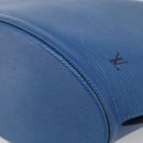 LOUIS VUITTON Epi Saint Jacques Shopping Shoulder Bag Blue M52275 LV Auth ka7138-10
