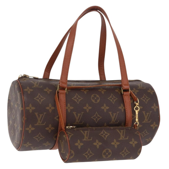 LOUIS VUITTON Monogram Papillon 30 Hand Bag M51365 LV Auth ka7139V
