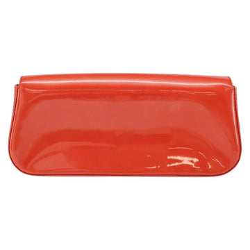 LOUIS VUITTON Vernis Pochette Sobie Bag Orenge Sunset M93727 LV Auth ka713V - 0