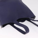 HERMES Taurillon Clemence Picotan Lock MM Bag Leather Navy Silver Auth ka7140SAM-6