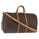 LOUIS VUITTON Monogram Keepall Bandouliere55 Boston Bag M41414 LV Auth ka7142-1