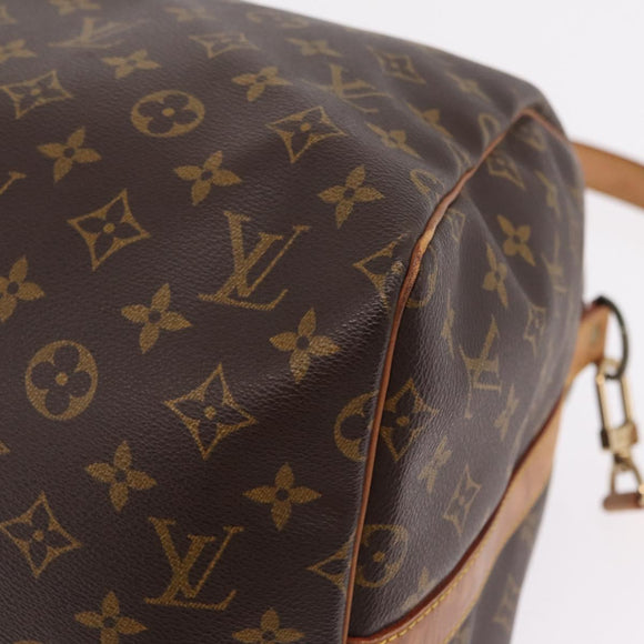 LOUIS VUITTON Monogram Keepall Bandouliere55 Boston Bag M41414 LV Auth ka7142