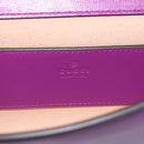 GUCCI GuccissimaGG Horsebit Chain Bag Leather Black Gold 724713 Auth ka7147M-16