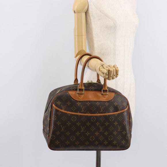 LOUIS VUITTON Monogram Deauville Hand Bag M47270 LV Auth ka7148A