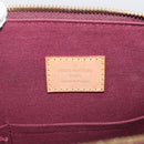 LOUIS VUITTON Monogram Vernis Alma PM Bag Rouge Favist M91691 LV Auth ka7152-20