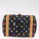 LOUIS VUITTON Monogram Multicolor Priscilla Bag Black M40097 LV Auth ka7154V-10
