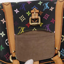 LOUIS VUITTON Monogram Multicolor Priscilla Bag Black M40097 LV Auth ka7154V-23