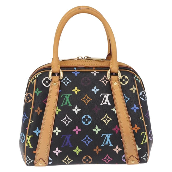 LOUIS VUITTON Monogram Multicolor Priscilla Bag Black M40097 LV Auth ka7154V