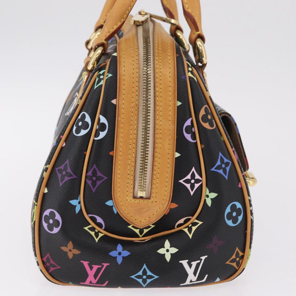 LOUIS VUITTON Monogram Multicolor Priscilla Bag Black M40097 LV Auth ka7154V