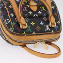 LOUIS VUITTON Monogram Multicolor Priscilla Bag Black M40097 LV Auth ka7154V-6