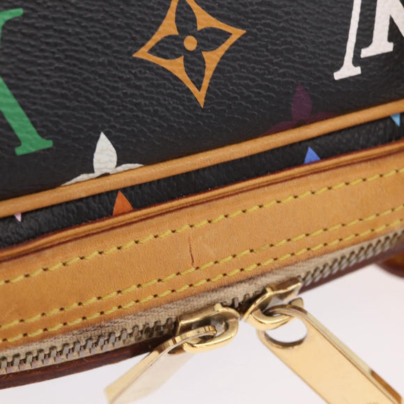 LOUIS VUITTON Monogram Multicolor Priscilla Bag Black M40097 LV Auth ka7154V