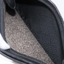Bally Shoulder Bag Tweed Beige Silver Auth ka7160A-22