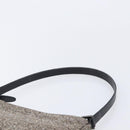 Bally Shoulder Bag Tweed Beige Silver Auth ka7160A-8