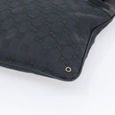 GUCCI GG Canvas Shoulder Bag Black Silver 90476 Auth ka7171A-10