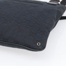 GUCCI GG Canvas Shoulder Bag Black Silver 90476 Auth ka7171A-12