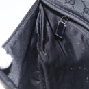 GUCCI GG Canvas Shoulder Bag Black Silver 90476 Auth ka7171A-19