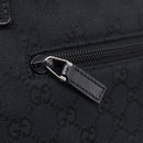GUCCI GG Canvas Shoulder Bag Black Silver 90476 Auth ka7171A-23