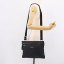 GUCCI GG Canvas Shoulder Bag Black Silver 90476 Auth ka7171A-26