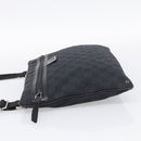 GUCCI GG Canvas Shoulder Bag Black Silver 90476 Auth ka7171A-4