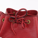 LOUIS VUITTON Epi Petit Noe Shoulder Bag Red M44107 LV Auth ka7175-17